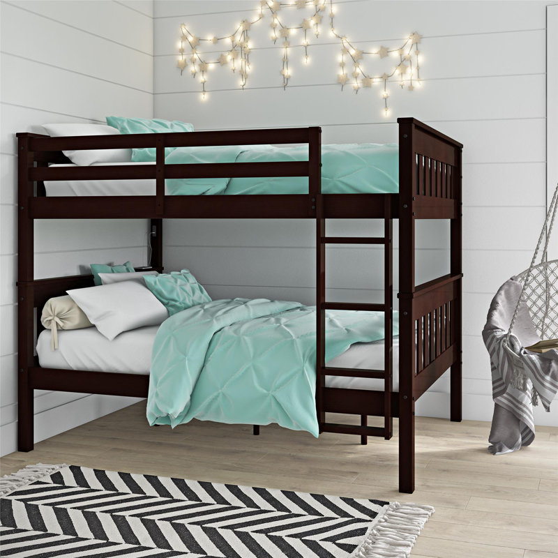 Harriet Bee AlmedaCheatham Kids Full Over Full Bunk Bed & Reviews Wayfair